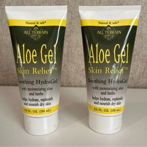 All Terrain Aloe Gel Skin Relief Soothing HydraGel 5oz bundle of 2